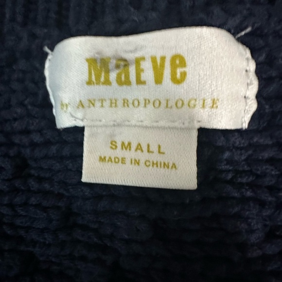 Maeve Navy Blue Knit Cardigan size Small - Picture 12 of 12
